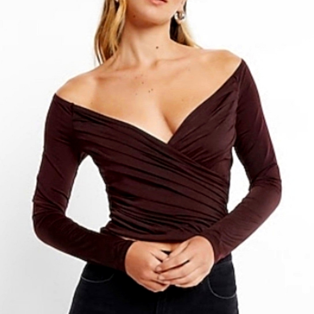 Brand new w/tag Express Wrap Top